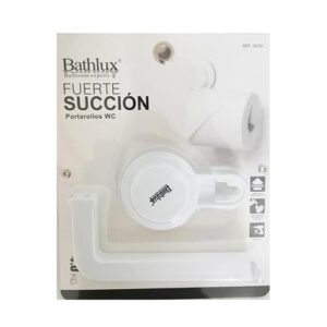 Bathlux Lever Toilet Roll Holder features a